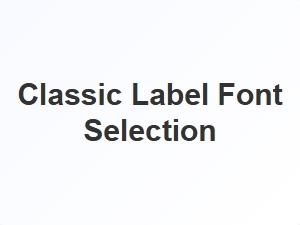 Choosing Classic Typefaces for Vintage Labels
